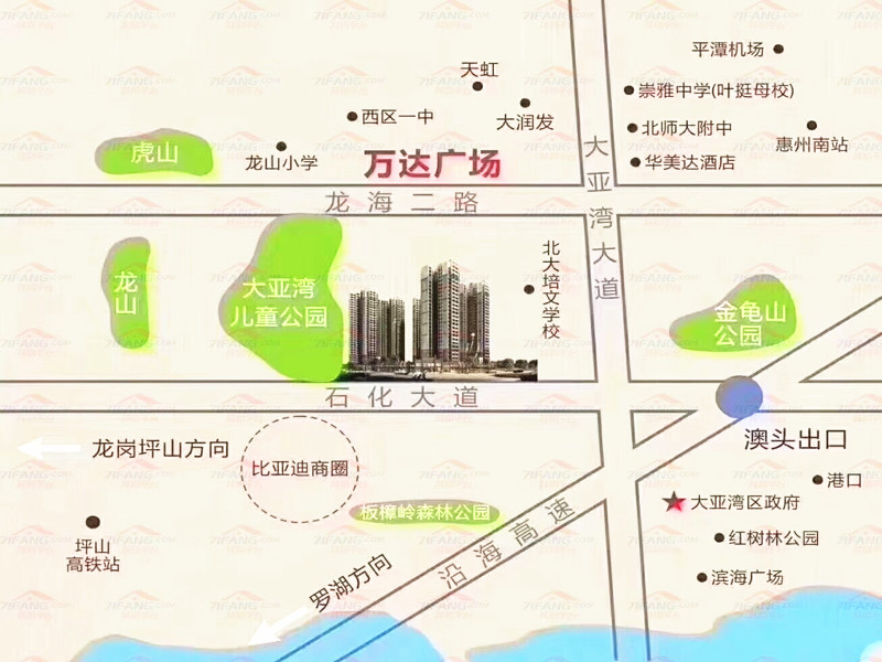 生源之春园交通图