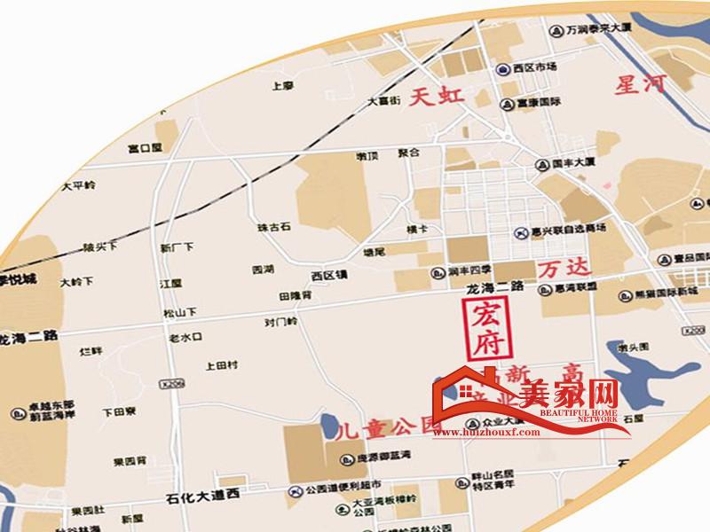 大亚湾秋谷宏府规划图