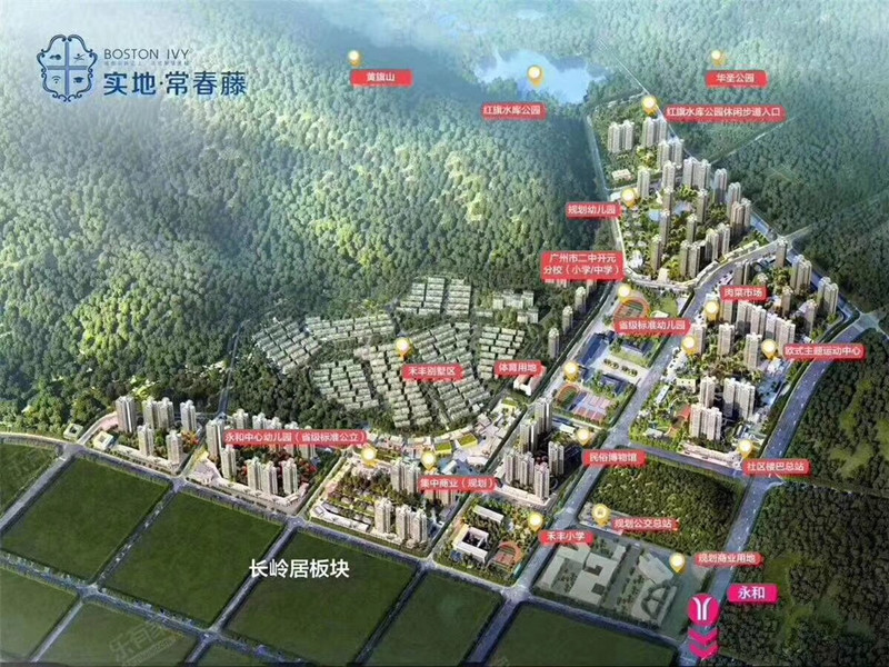 实地常春效果图